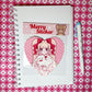Natsuput Pink Heart sticker b663