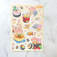 Danpoong.bom ramen and gimbab sticker b528