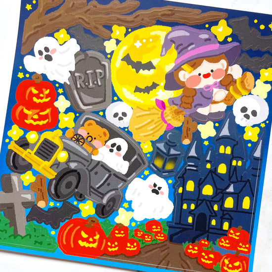 Lucy Haunted Night Sticker b181