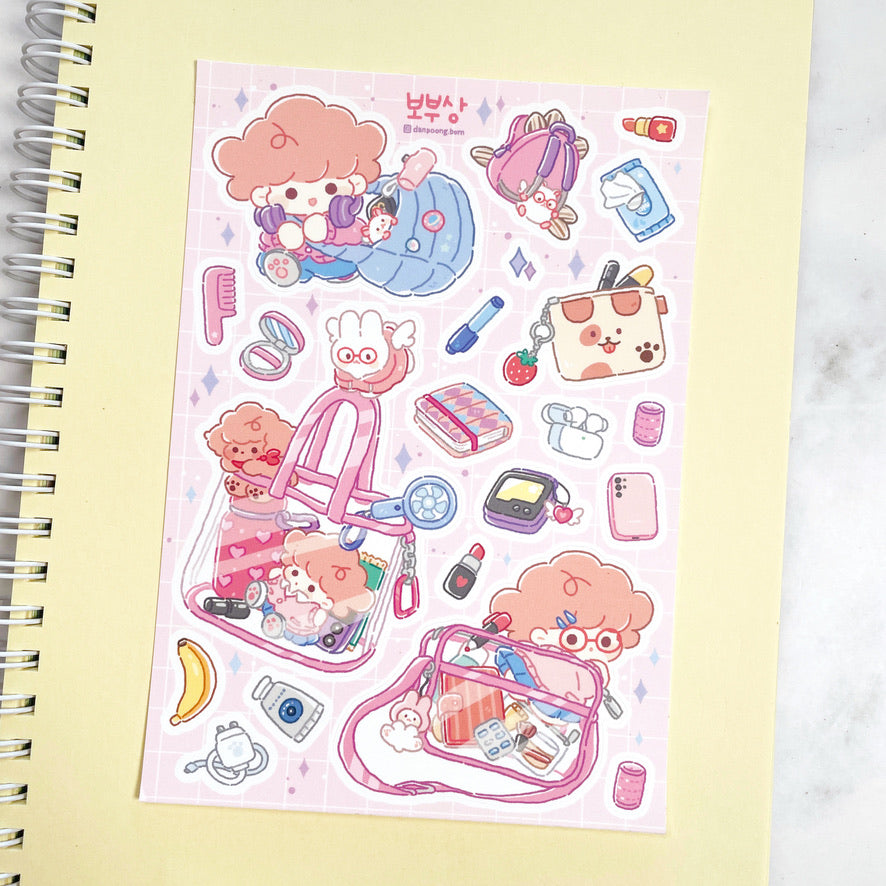 Danpoong.bom In my bag sticker b532