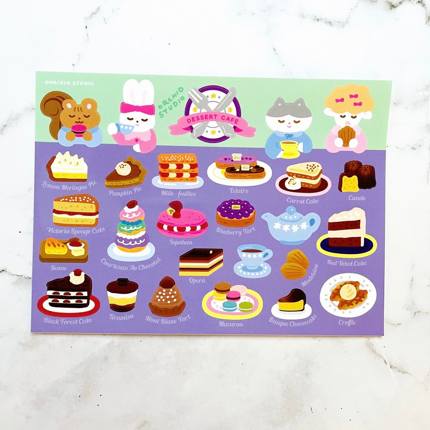 Orchid Studio Dessert Cafe sticker b809