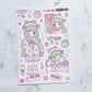 Jiok Strawberry Girl sticker B519