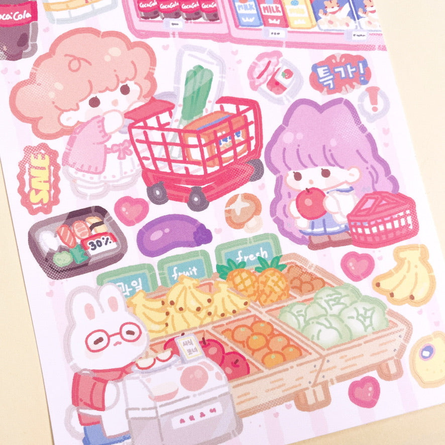 Danpoong.bom Grocery store sticker b707