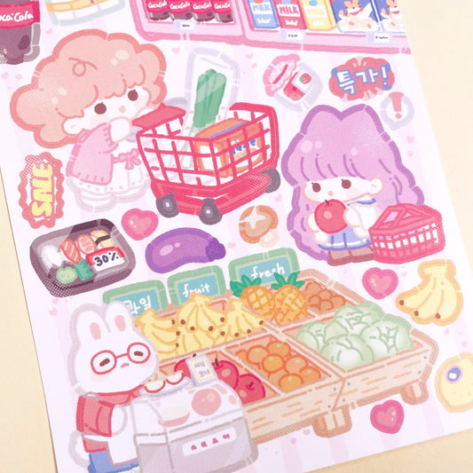 Danpoong.bom Grocery store sticker b707