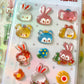 Rainbowholic x Ochame Friends 3D Sticker