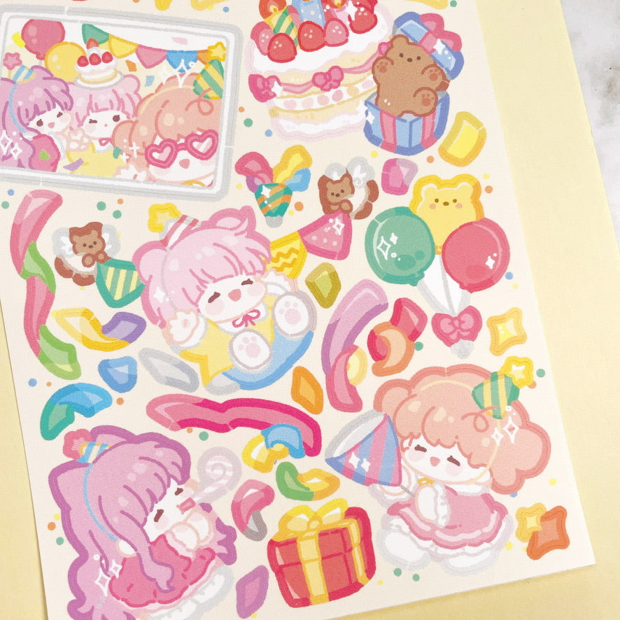 Danpoong.bom Happy Birthday sticker b709