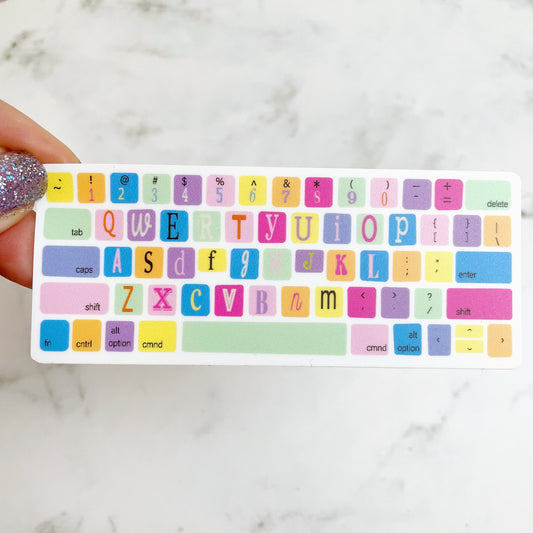Mini Keyboard vinyl sticker