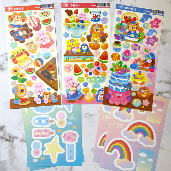 Cooking Cookie Summer sticker pack B127