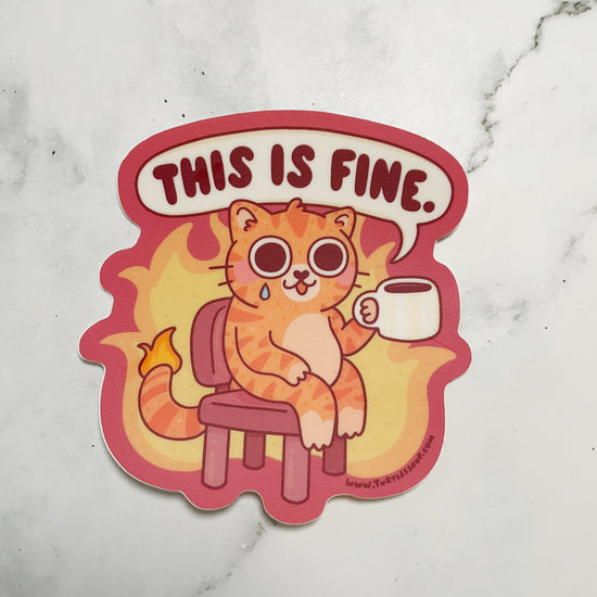 This is Fine Vinyl Sticker ts15