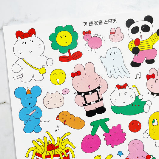 Downtown Mix Juice Smile sticker b342