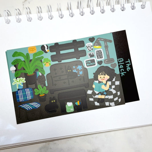 Dingamart The Black sticker B656