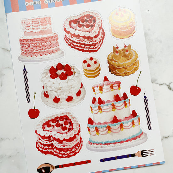 TINYSTORE Fakecakery stickers b419