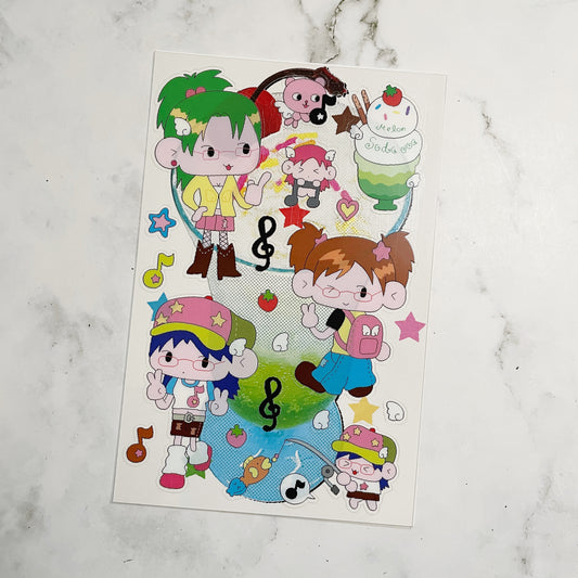 Monan Bear Melon Soda sticker B441