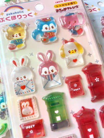 Rainbowholic x Ochame Friends 3D Sticker Air Mail
