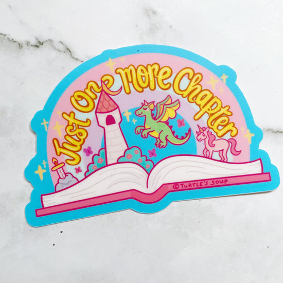 Turtle's Soup One More Chapter Vinyl Sticker ts7