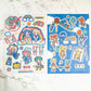 Rainbowholic x Itousa Payground Washi Sticker set A5 size b835