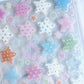 Angora Lora Sparkle Pastel Stars Sticker B479