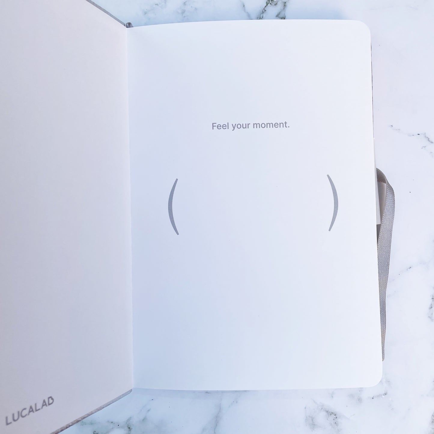 Lucalab Silver Scrap the Moment notebook