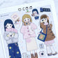 Co.o Cute Girls sticker B497