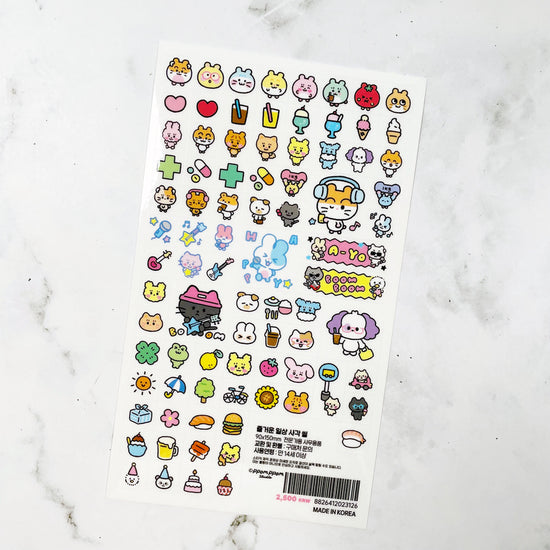 Ppomppom planner stickers stickers b311