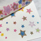 Thepuri Village Star Kiss cut glitter sticker roll w179