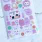 Angora Lora Lunch Box Sparkle stickers B470