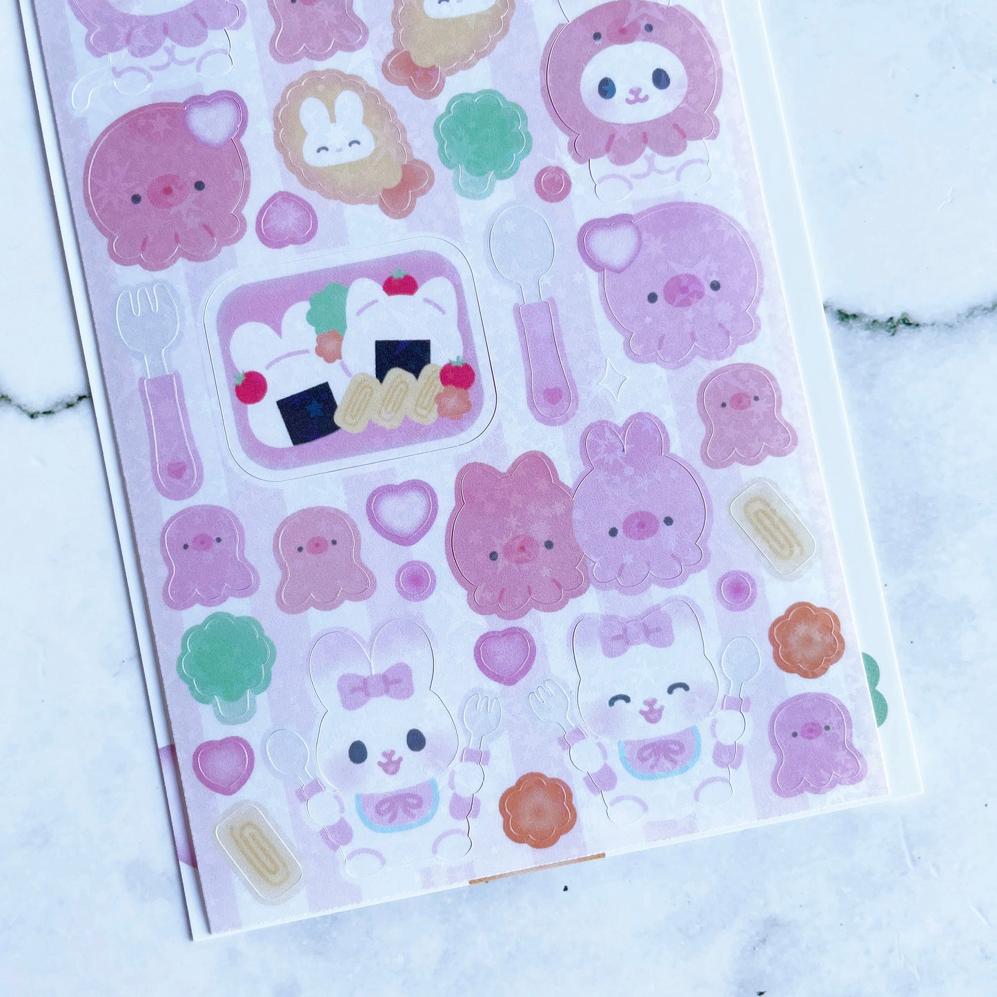 Angora Lora Lunch Box Sparkle stickers B470