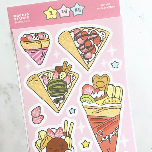 Orchid Studio Crepes sticker B818