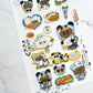 Thepuri Village Tomboy Panda Felt stickers b424