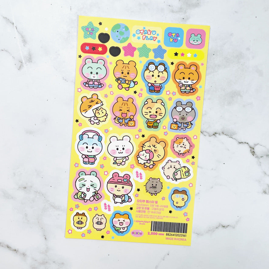 Ppomppom Otaku Play stickers b312