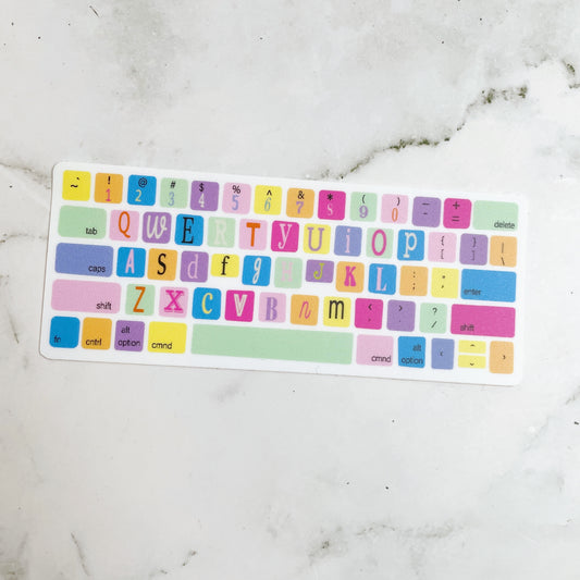 Mini Keyboard vinyl sticker