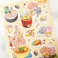 Danpoong.bom ramen and gimbab sticker b528