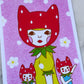 Naoshi Strawberry Girl Art Print 5x7