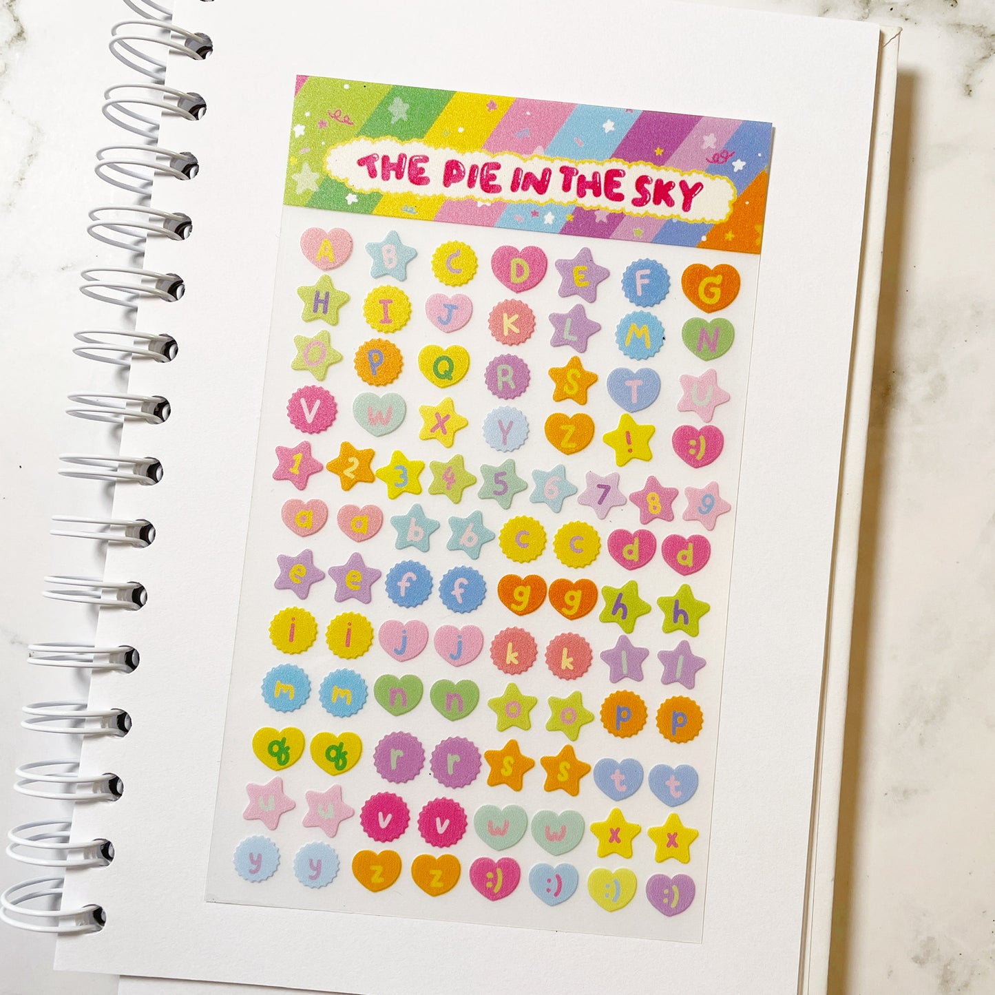The Pie in the Sky Letters sticker b543