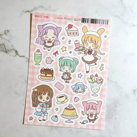 Rayeon Fancy Maid Cafe sticker b274