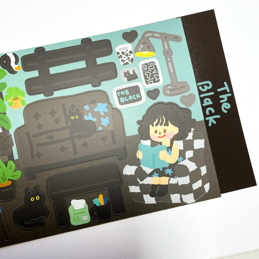 Dingamart The Black sticker B656