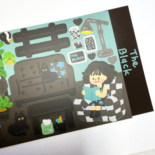 Dingamart The Black sticker B656