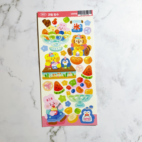 Cooking Cookie Fruit Ice sticker b265