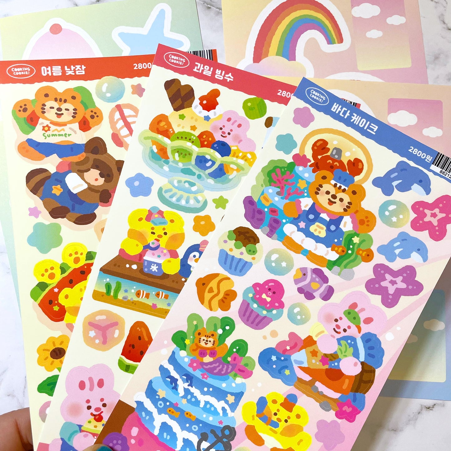 Cooking Cookie Summer sticker pack B127