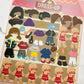 Dingamart Dress Up sticker B824