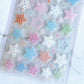 Angora Lora Sparkle Pastel Stars Sticker B479