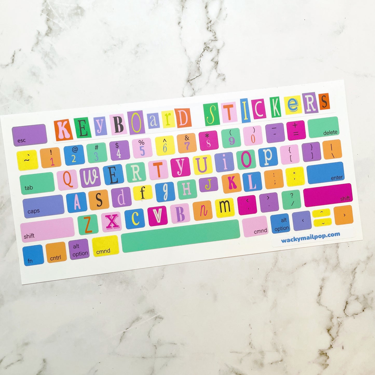 WMP Keyboard Stickers