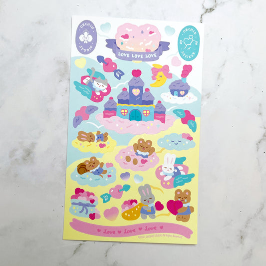 Orchid Studio Love sticker B816