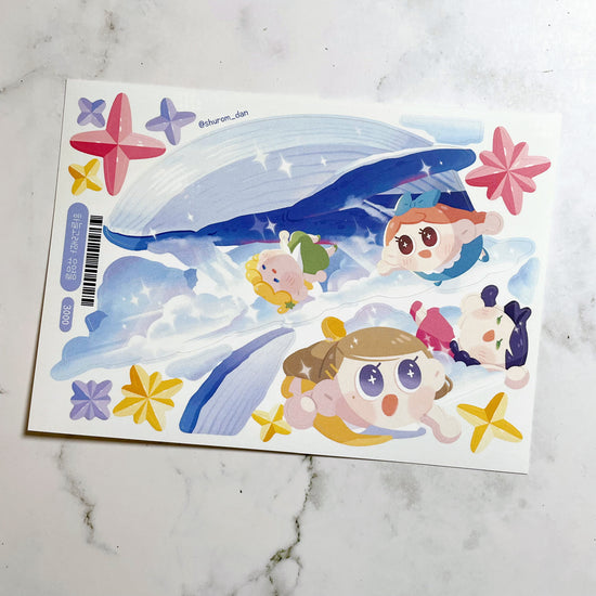 Shuromdan Whale Dreams sticker b245