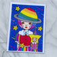 Naoshi Rainbow Planet Art Print 5x7
