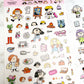 RiN! Studio Girls Power (2) sticker sheets B760