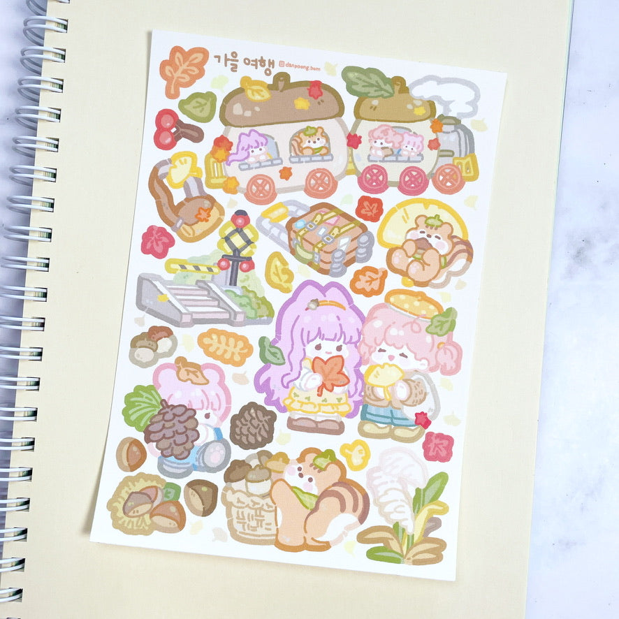 Danpoong.bom Autumn sticker b710