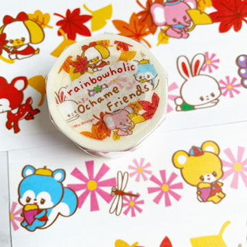 Rainbowholic x Ochame Friends Autumn Washi Tape W3