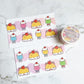 Rainbowholic x  Fukupopoya Retro Cafe Washi Tape W5
