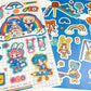 Rainbowholic x Itousa Payground Washi Sticker set A5 size b835
